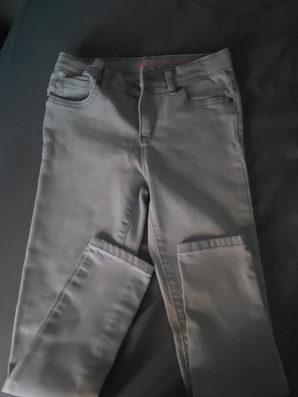 Super Skinny Jeans in Light Gray